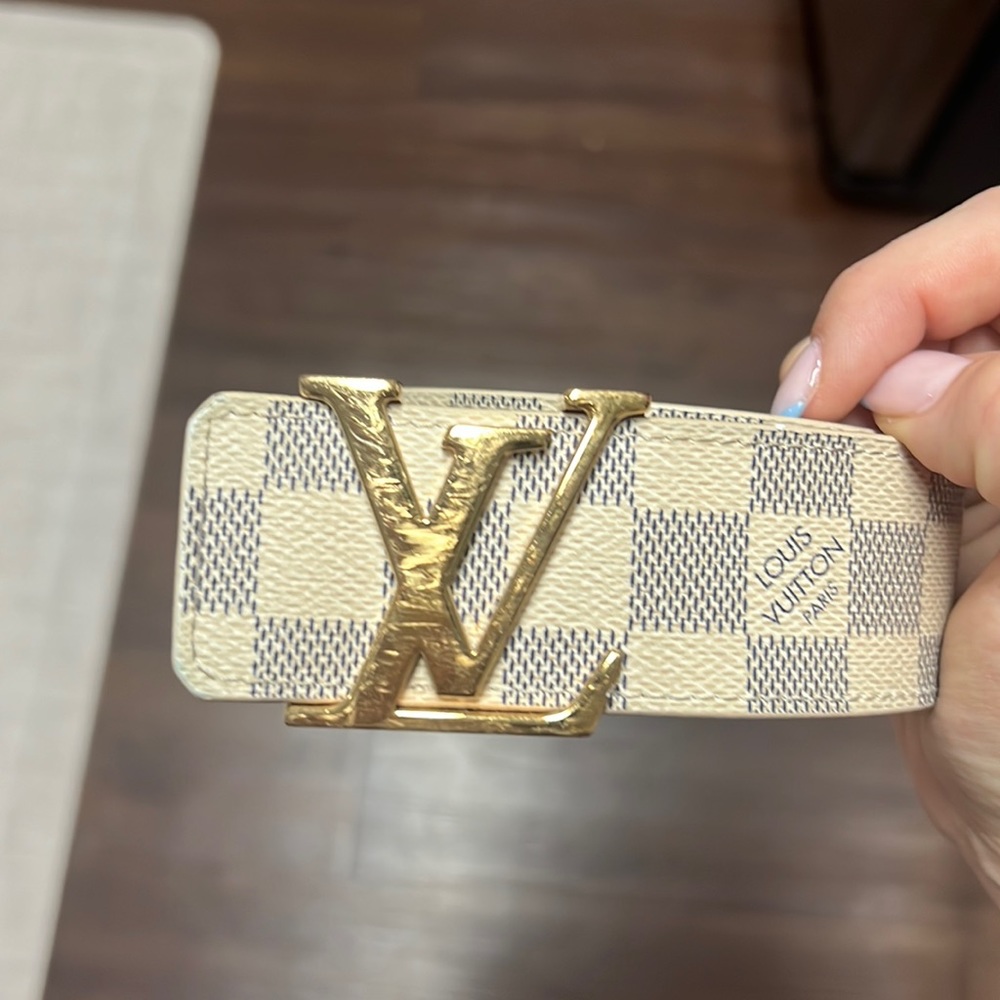 Louis Vuitton Damier Azur Belt women